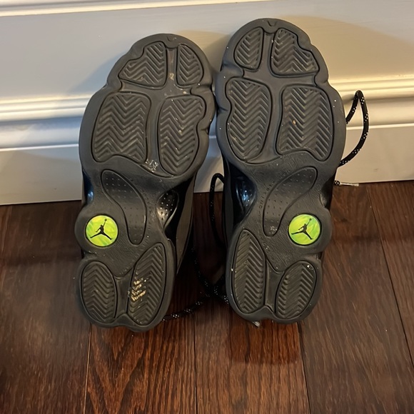 Kids Jordan 13 Retro Black Cat - Picture 6 of 7